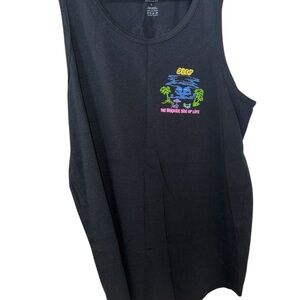 Obey Black Graphic Tank Top